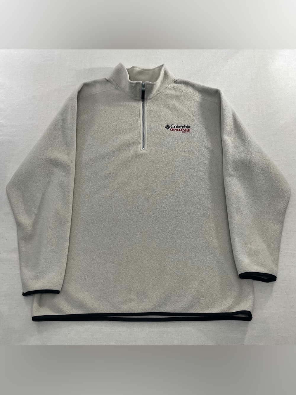 90's Columbia Challenge Series Fleece 1/4 Zip Sweater Pullover XL Made In Canad